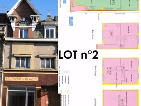 batisse avec travaux de renovation 123 m² loi carrez – loos centre