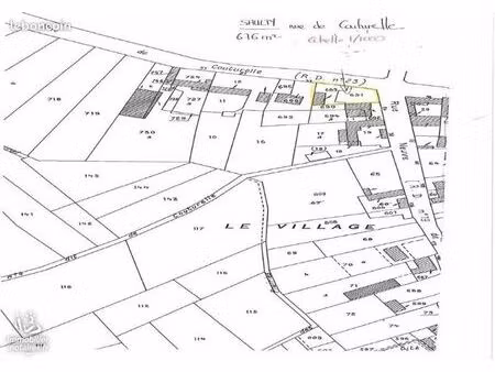 terrain 676 m² saulty