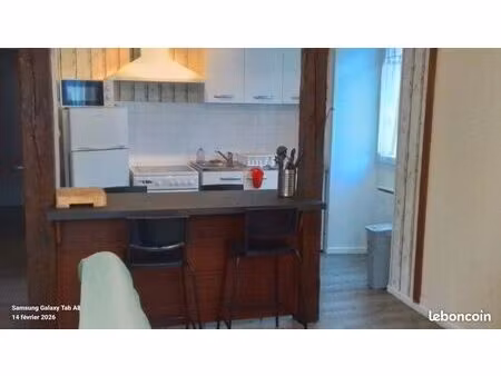appartement f2 meublé avec garage