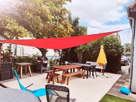 appartement lumineux de 124 m2 au sol avec terrasse  jardin – quartier jeune bois