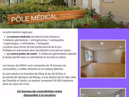 bureau de consultation à louer