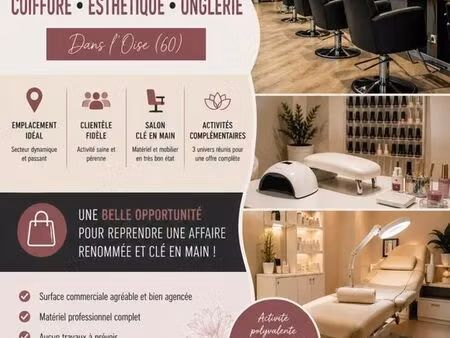 fond de commerce coiffure esthétique