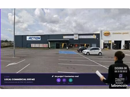 local commercial 600 m²