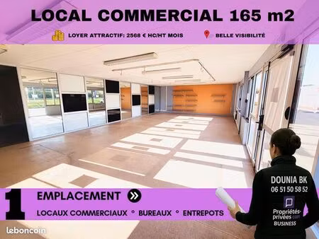 local commercial 165 m²