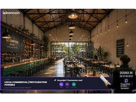 local commercial 210 m²
