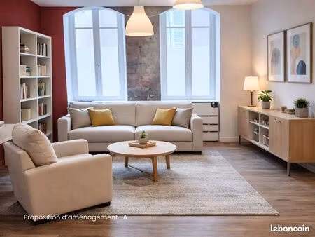 maison d’habitation avec jardin + pro possible