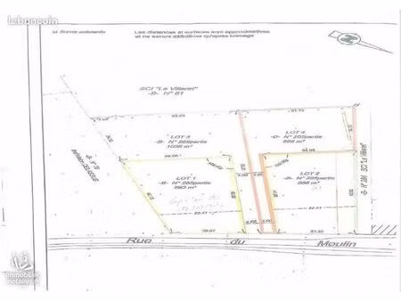 terrain 986 m² villers brulin