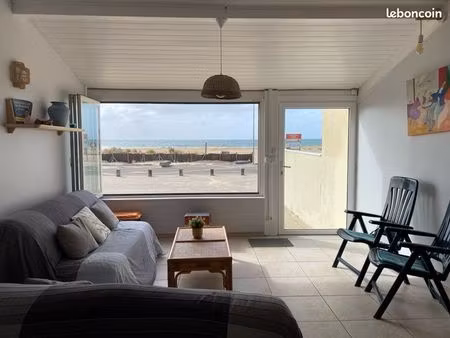 grand t2 direct plage + garage