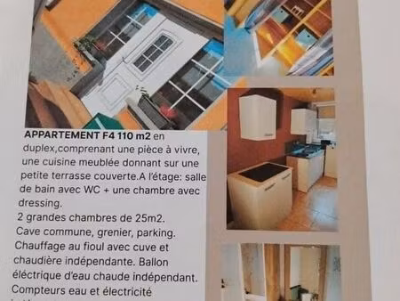 beau f4 110m2 en duplex à soucht