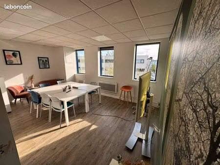 bureaux 294 m² rénovés + 9 parkings – atalis 2 – cesson-sévigné (rennes est)