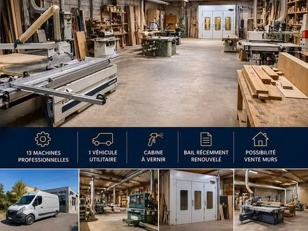 fonds de commerce artisanal menuiserie et agencement
