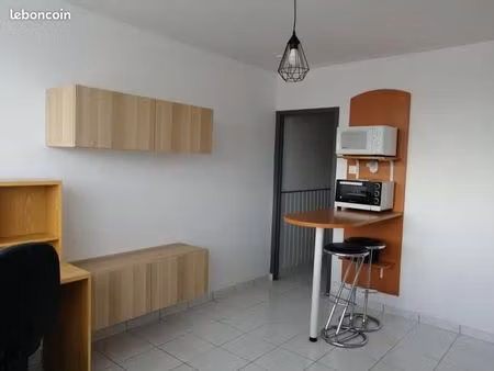 studio meublé 21m²