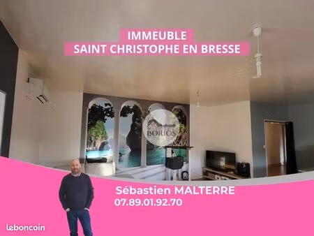 immeuble 400 m² saint christophe en bresse