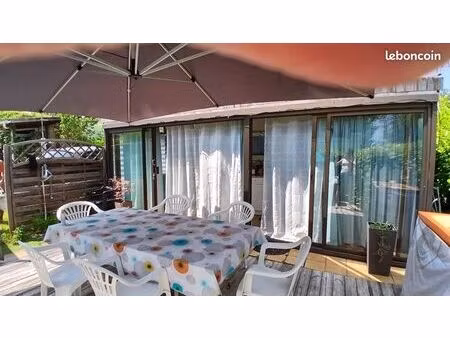 caravane + véranda (mobilhome)