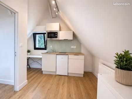 studio indépendant vue jardin / vezin le coquet / proche rennes accès direct