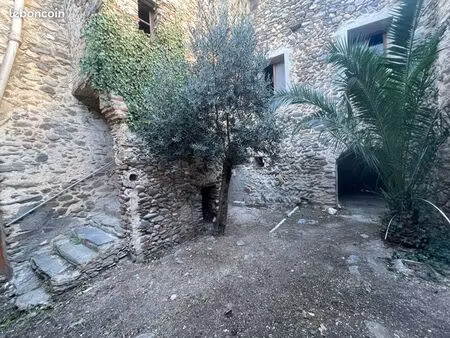 bâtisse 345 m2 avec cour et garage