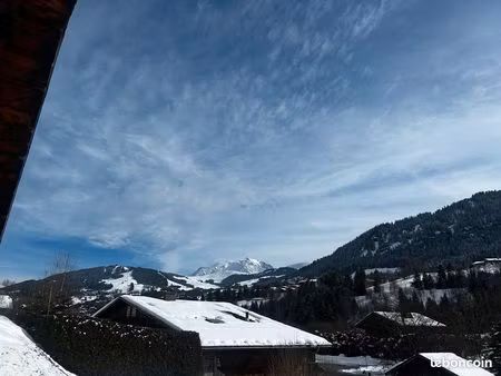 megève - très grand terrain constructible  2000m2 - vue panoramique imprenable