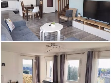 duplex t3  balcon  dpe c  lomme (lille)