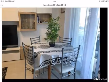 appartement 38m2 rdc surélevé