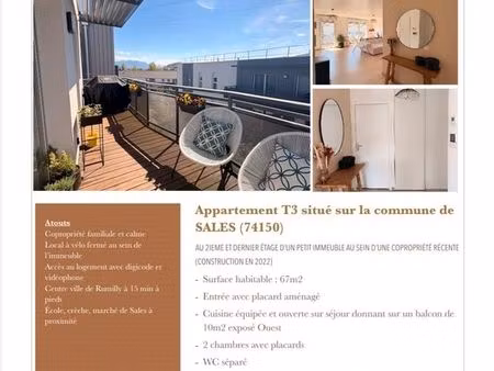 appartement t3 - 67m2
