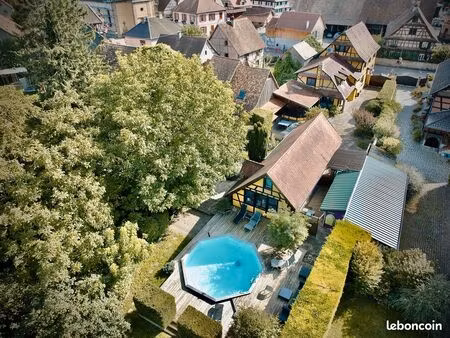 maison 8 pièces de 251 m² sur terrain 1451 m² avec piscine et jardin matzenheim