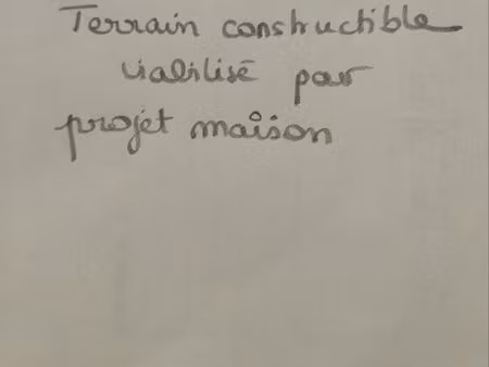 recherche terrain constructible viabilisé