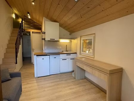 appartement studio avec chambre et mezzanine | thollon-les-mémises | balcon sud sans vis-à
