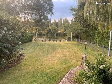 chalet de loisir 56 m² + terrain 900 m² bord de sarthe – havre de paix en pleine nature
