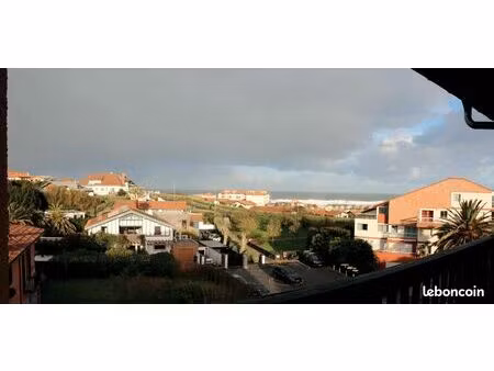 anglet chambre d'amour vue mer - t1 bis - bail etudiant 9 mois