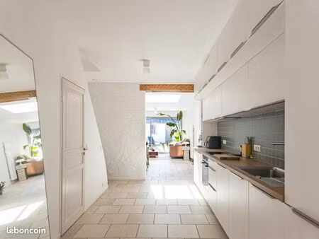 vends maison rénovée par architecte - 75m² - la madeleine