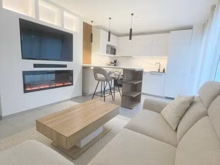 location meublée – t2 lumineux avec terrasse  jardin et garage – royal park  évian-les-bai