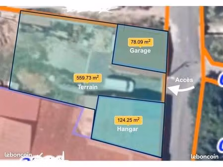 local professionnel garage+hangar+terrain