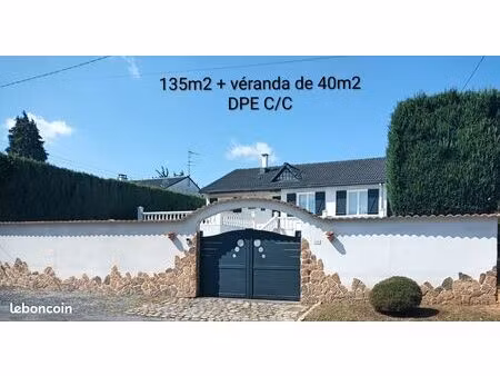 maison individuelle de 135m2 + une véranda de 40m2 dpe c/c