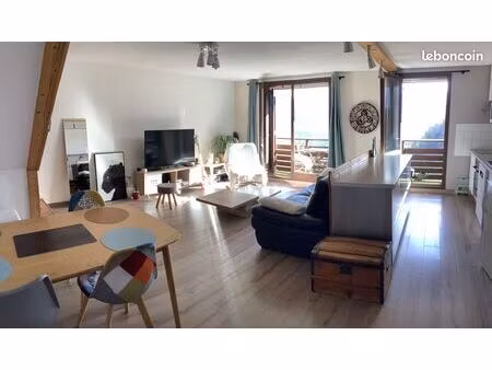 ?️ t4 duplex 79 m² carrez – dernier étage – huez centre – 537 200
