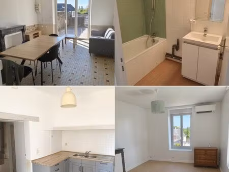 maison meublée 71m2 centre bourg de champtocé sur loire