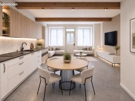 ? maison de village rénovée 90 m² – centre bourg – 3 chambres – aucun travaux