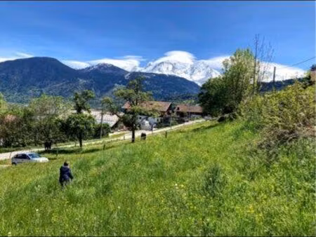terrain 511 m² à domancy – vue massif – opportunité rare