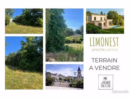 ? beau terrain constructible de 838 m² situé à limonest  proche du centre village  dans un