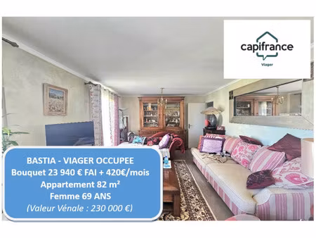 appartement à vendre bastia 3 pièce(s) 82m2 23 940€
