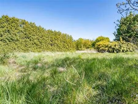 terrain 13 ares plein sud-est au calme -33 m longueur à rue