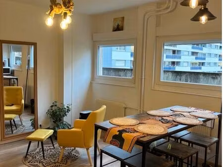 à louer – superbe f3 meublé clé en main au cœur de mulhouse (68100)