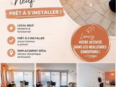 local commercial neuf prêt à s'installer