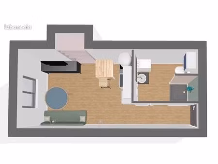 t1 20m2 direct propriétaire meuble