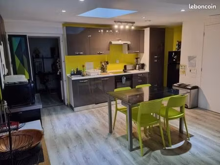 superbe loft 140m2 refait intégralement à neuf avec 100m2 de terrasse loué 1700/mois