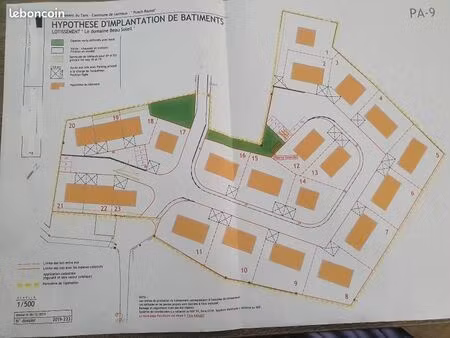 terrain 234 m² carmaux