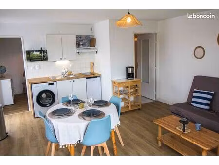 t2 meublé à pornichet – 34m² – location de septembre à juin