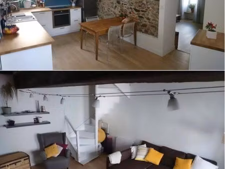 maison de bourg ( pas de jardin) / meublé - non meublé