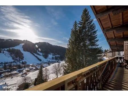 les gets chalet vue pistes centre à pied permis purgé ◊