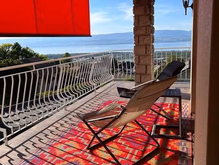 maison individuelle avec vue exceptionnelle sur le lac léman