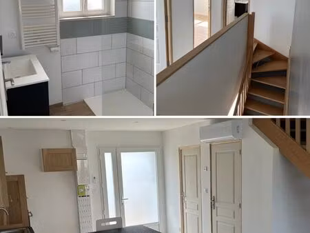 maison 56 m² rénovée – proche gare + centre – clim – 2 parkings